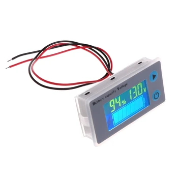 JS-C33 10-100V LCD Univerzalni Avto Kisline Vodi Litij-Zmogljivost Baterije Indikator Digitalni Voltmeter Napetost Tester Monitor