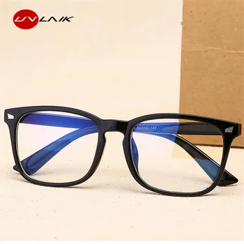 UVLAIK Modra Svetloba Očala Moških Računalnik Očala Igralna Očala Pregleden Očal Okvir Ženske Anti Blue ray Očala