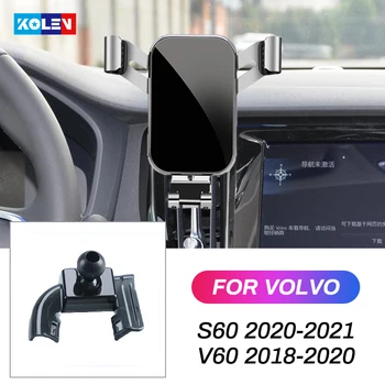 Avto, Mobilni Telefon, Držalo Za Volvo S60 2020 2021 V60 2018 2019 2020 Zraka Vent Telefon Stojalo GPS Gori Zibelka Posnetek Navigacija Nosilec