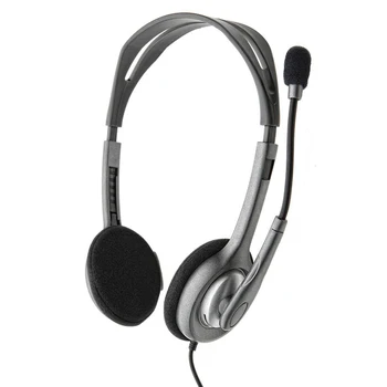 Logitech H110/H111 Stereo Slušalke Igralec z Mikrofonom 3,5 mm Igranje Glasbe Žične Slušalke