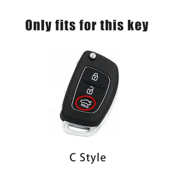 Mehko TPU Avto Ključ Zajema Primeru Imetnik Keychain Za Hyundai Tucson Creta ix25 i10 i20 i30 Verna Mistra Elantra-2018 Dodatki