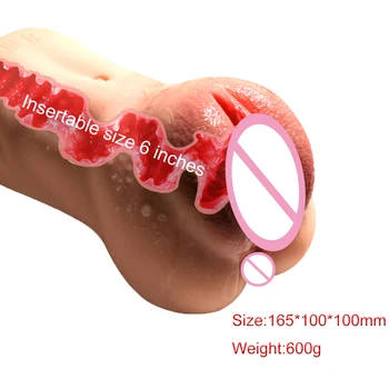 3D Gume vagina realne moški masturbator spolnih igrač za moške umetna vagina pravi žep muco odraslih igrač za moške intimnih