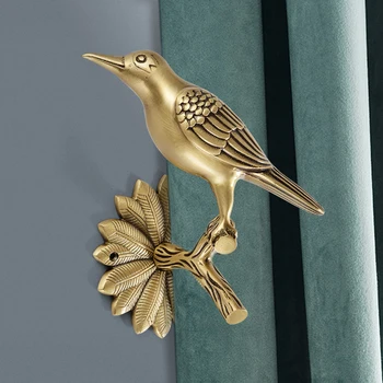 Ameriški Luksuznih Ptica Dekoracijo Pribor Zavese Blok Kavelj, Dnevna Soba, Balkon Zavese Sponke Medenina Kopalnica Zavese Kljuke