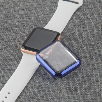 Zaslon Patron Cover za Apple Watch Primeru, Stroji Plastični Težko PC 38 mm/42mm za Apple Watch Series 3 in Series 2