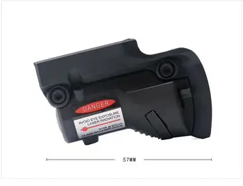 BLUCAMP Taktično 5mw Rdeči Laser pogled Področje red dot za Glock 19 23 22 17 21 37 31 20 34 35 37 38 Pištolo Puško, Airsoft, Lov