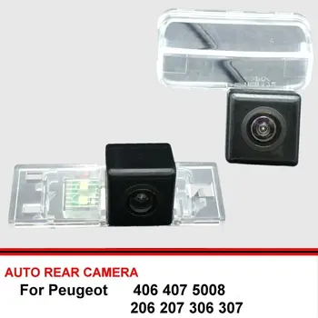 Avto Pogled od Zadaj Kamero Za Peugeot 406 407 5008 206 207 306 307 Obračalni Backup Parkiranje Kamera 170 širokokotni Nepremočljiva CCD