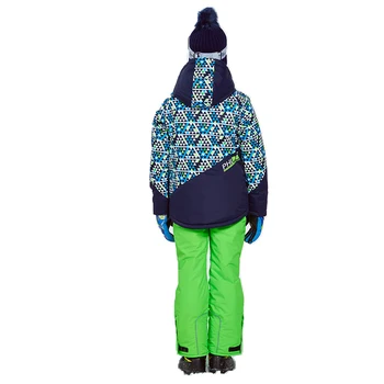 Fantje, Oblačila Zimsko Smučarsko Obleko Zgostitev Prostem Toplo Nastavite Snowboard Nepremočljiva Jakno, Hlače otroci oblačila