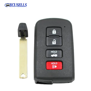 Nove Nadomestne 3+1 Gumb Smart Remote Key Lupini Primeru Fob 4 Gumb Avto Ključ Kritje za Toyota Avalon Camry