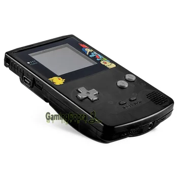 Črna Trdna Celotno Ohišje Lupino Gumbi Zaslon Len za Nintendo Gameboy Color - GBC001