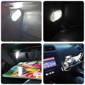 1PC Canbus LED Škatle za Rokavice Žarnice Luči Za VW Bettle Bora, Golf Variant Caddy Touran Touareg za Skoda Superb Fabia Yeti Octavia