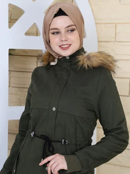 2020 Novo Sezono Zima Dolgo Krzno Hooded Ženske Plašč Ohranja Toplo Vrhnja oblačila Parka Visoke Kakovosti, Izdelano v Turčiji