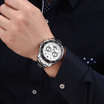 Curren uro Znamke Moških Vojaške Quartz Priložnostne nepremočljiva relogio masculino Business Watch relojes hombre iz Nerjavečega Jekla pasu