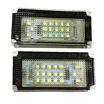 2Pcs Avtomobila Mini LED Licence Ploščo Lučka Lučka za B-MW Mini Cooper R50 R52 R53