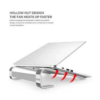 Zložljivi Laptop Stand Adjustable Notebook Stand Prenosni Prenosni Nosilec Tablet Stojalo Računalniške Podpore Za MacBook Air Pro ipad