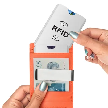 20pcs/veliko Anti Scan RFID Blokiranje Rokav Pokrov Kartice za Kreditne Kartice Secure svojo Identiteto Debetno IC, ID Card Protector nubuck