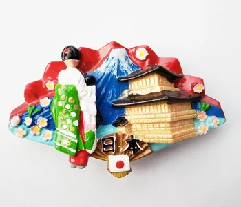 3D Japonski Turistični Spominek Hladilnik Magneti Darilo Visoko-kakovostni Hladilnik Magnet Turističnih Spominkov Smolo Doma Dekoracijo Darilo