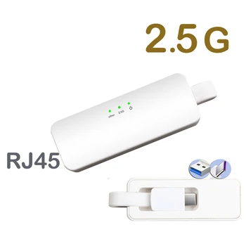 Tip c vrata USB, RJ45, USB, C ethernet 2.5 g lan mrežno kartico, usb/tip-c lan gigabit 2.5 G ethernet stikalo za 2,5 G/1000Mbps