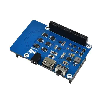 5V Brezprekinitveno Napajanje UPS Modul KLOBUK + Adapter za Polnilnik Starter Kit za Raspberry Pi 3B 4 4B （Brez baterije）