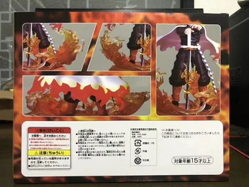 Najnovejši 20 cm Demon Slayer Anime Slika Rengoku Kyoujurou PVC Akcijska Figura, Igrače GK Anime Kimetsu Ne Yaiba Figur Igrača