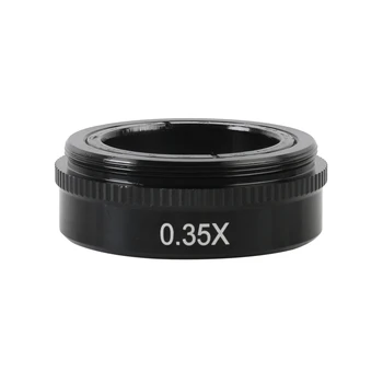 0.5 X/0.35 X/2X/1X Barlow, Pomožni Cilj Steklo Objektiv 42mm Za 10A 300X 180X 120X C-MOUNT Objektiv Industriji Video Kamera Mikroskop