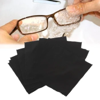 100 Kos Stekla Krpo Očala Očala Čiščenje Stekla Objektiva Mikrovlaken Zaslon X7YA