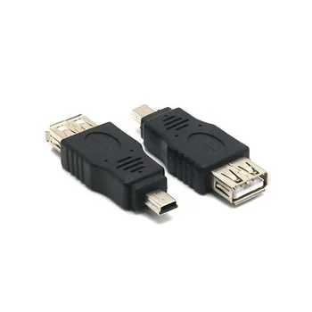 20pcs/veliko Test, preden pošljete USB A Ženski Mini USB B Moški Kabel Adapter 5P OTG V3 Vrata Podatkovni Kabel Za Avto Avdio Tablet