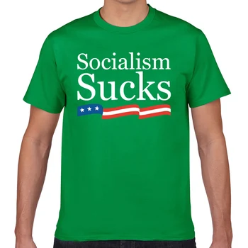 Vrhovi Majica s kratkimi rokavi Moški socializma zanič Poletje Harajuku Geek po Meri Moškega Tshirt XXXL