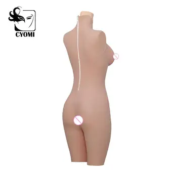 CYOMI Novo Nadgrajeno 1G 3-točka Ultra Realistično Silikonski Nogavice Ponaredek boob prsne oblike moškimi in za drag queen Povečanje prsi