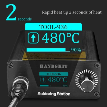 T12 Digitalna Spajkalna Postaja Prilagoditev Temperature Spajkalne Postaje z Desoldering Črpalka Auto Sleep Funkcija Varjenje Orodij