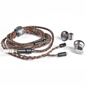 Yincrow RW-1000 3.5 mm Vodilnih Slušalka HIFI Kovin, CNC Slušalke 15 mm Dinamično BK MX980 PK2 EBX ST-10 RW1000 Snemljiv MMCX Kabel