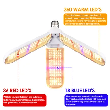 4pcs/veliko Celoten Spekter 150W LED Grow Light Rastlin Luči E27 Žarnica Phytolamp Rdeče Modro Toplo Bela Za uporabo v Zaprtih prostorih Toplogrednih Semena Vegs