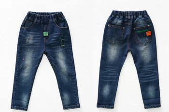 Otroci Oblačila 2020 Spomladi in Jeseni novi fantje jeans osebnost obliž priložnostne hlače Otroci jeans