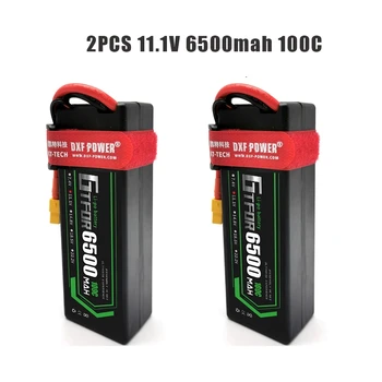 GTFDR 2PCS Lipo Baterije 3S 11.1 V 8400mah 6500mah 5200mAh 110C 100C 50C Hardcase za HPI HSP 1/8 1/10 otroški Voziček RC Avto Tovornjak