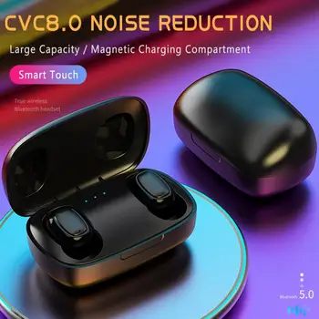 TWS 5.0 Bluetooth Slušalke Hi-fi Stereo Slušalke Hrupa Preklic Slušalke Nepremočljiva Čepkov LED Power Touch Brezžične Slušalke