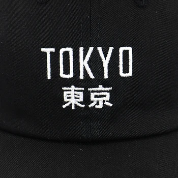 Pismo vezenje moda Tokyo City baseball skp Japonska klobuk bombaž nastavljiv hip hop oče klobuki unisex