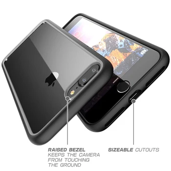 IQD Za iPhone X XS Max XR 7 8 6 6s Plus Primerih TPU Odbijača Pregleden Hrbtni Pokrovček zaščitna Primeru Anti-pade Nič preprečevanje