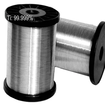 Titanium Žice Ti 4N Visoke Čistosti 99.99% Varjenje Element Kovine Premer 0.05 0.1 0.8 1.0 Dolžina 1 2 Meter Odpornost proti Koroziji