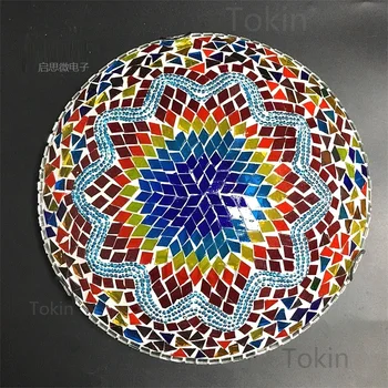 Najnovejši turški mozaik stropne Svetilke letnik art deco Obrtniški lamparas de mesa Stekla romantične svetlobe lamparas con mozaik