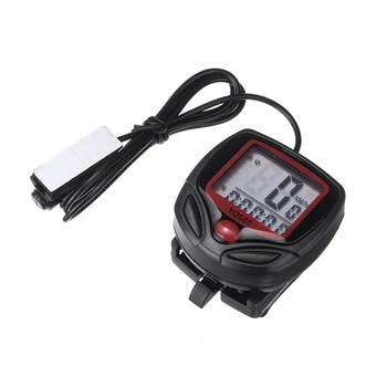 Digitalni LCD Izposoja Elektronskih Kodo Meter Z Baterijami Nepremočljiva merilnik Hitrosti Tester prevoženih Kilometrov Diktafon Kolesarske Opreme