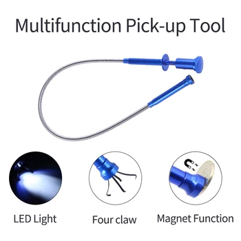 Multifunkcijski Pick-Up Tool,Razsvetljavo Roko Razširitev z Magnetom,Pick Up Orodja za Domačo uporabo 23.6 palčni