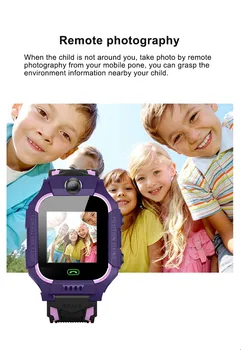 OTROCI Pametno Gledati LBS Položaj SOS Klic Zaščito za Oči Telefon Watch Alarm Korak Števec Fotoaparat USB3.0 Za Otroke, Otrok, Študentov