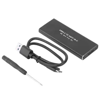 M. 2 NGFF, da USB3.0 HDD SSD Primeru USB3.0 do USB3.0 Micro-B Adapter 6GB/s HDD Ohišje Polje Zunanjega Trdega Diska Pogona SSD Primeru
