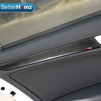 BETTERHUMZ Za Audi A4 v5 Avto Notranje zadeve styling Vrata plošča nalepke Cover Prevleko iz Ogljikovih Vlaken Nalepke Kopilot nadzorni plošči trim plošča