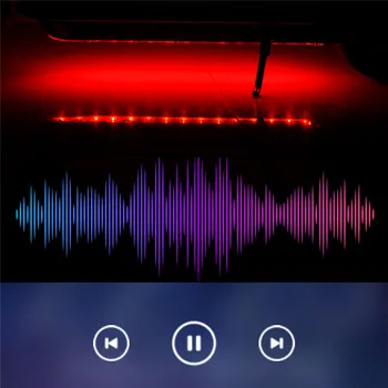Bluetooth, LED Light-Up Svetlobni Trakovi Svetilka Bar Lučka za Xiaomi M365 Električni Skuter Akril Ohišje Svetilke Pasu Pasu