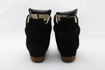 Zobairou črna rdeča antilop usnja kavbojski škornji za ženske visoki vrh vzročno botas zapatillas plišastih latex punk čevlji ženska 2021