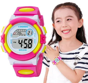 2020 Nova Moda Darila LED Elektronski Digitalni Watch Svetlobna Nepremočljiva Šport Otroci ročno uro Coobos Ura Za Otroke Uhr