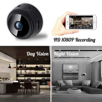 A9 Različica Wifi, Mini Kamere Z Baterijo 1080P Night Vision Zaznavanje Gibanja Brezžična IP Security Camare Z Oddaljenim Zaprtih prostorih