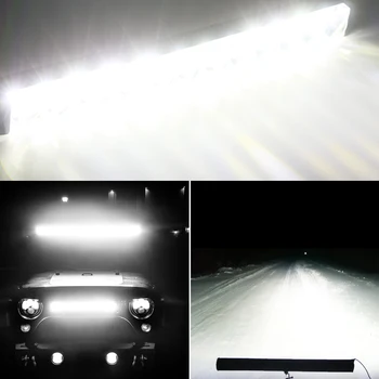 NLpearl 6D Slim Spot LED Bar 12V 24V LED Luči Bar Offroad 30W 90W 120W 180W Barra LED delovna Lučka za Avto, Tovornjak Traktor 4x4 Suv