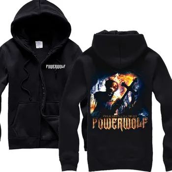 12 modelov Volkodlak Powerwolf Zadrgo majica Rock Hoodies shell jakna punk težka power metal rockerji 3D sudadera volk
