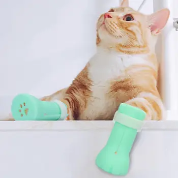 Hišne potrebščine anti-scratch mačka čevlji čevlji pet noht zaščitnik anti-scratch rokavice cat claw jjeza zaščitnik nego čevlji